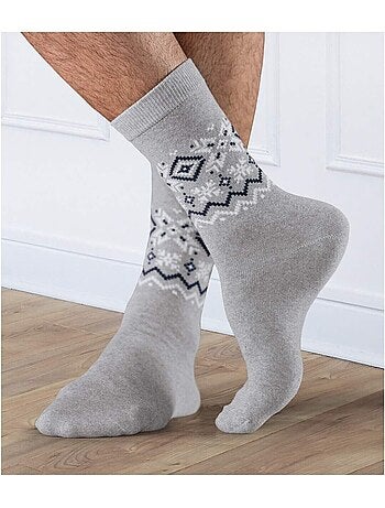 Set van 4 paar sokken met jacquardmotief - atlas for men