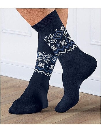 Set van 4 paar sokken met jacquardmotief - atlas for men