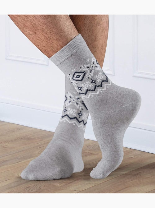 Set van 4 paar sokken met jacquardmotief - atlas for men - Kiabi Set van 4 paar sokken met jacquardmotief - atlas for men - Kiabi