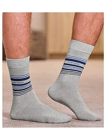 Set van 4 paar sokken met jacquardmotief - ATLAS FOR MEN