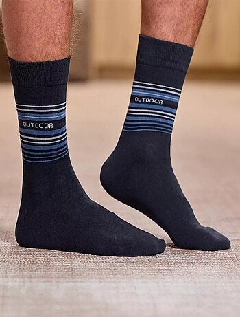Set van 4 paar sokken met jacquardmotief - ATLAS FOR MEN