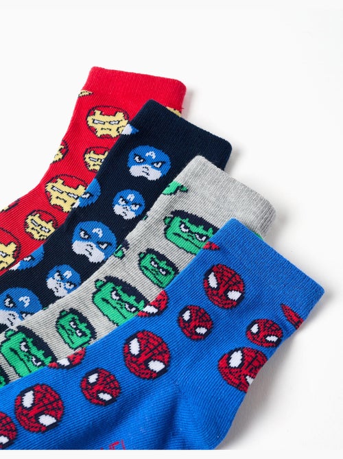 Set van 4 paar sokken met marvel-prints - Kiabi