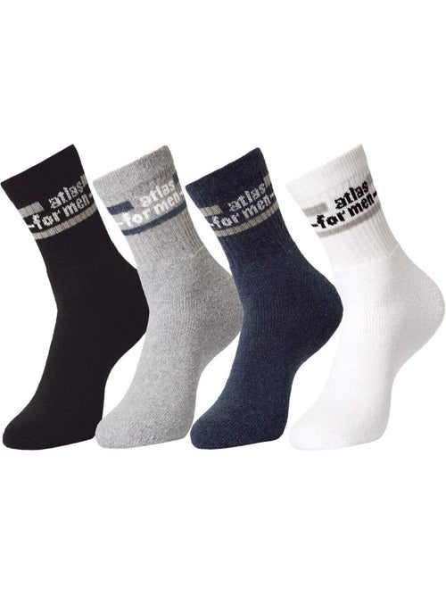 Set van 4 paar sportsokken - atlas for men - Kiabi