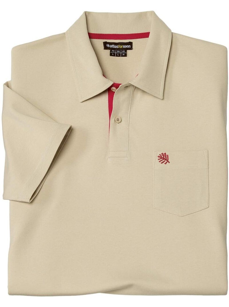 Set van 4 polo’s met korte mouwen  - ATLAS FOR MEN Wit / Zwart / Rood - Kiabi