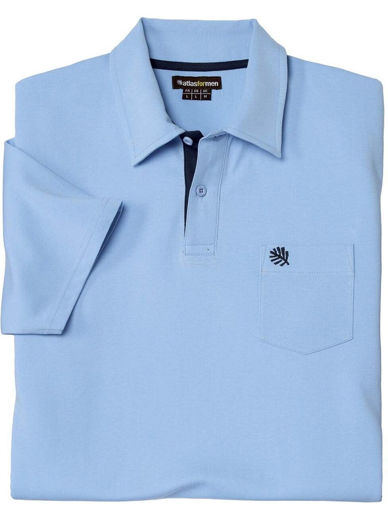 Set van 4 polo’s met korte mouwen  - ATLAS FOR MEN Wit / Zwart / Rood - Kiabi