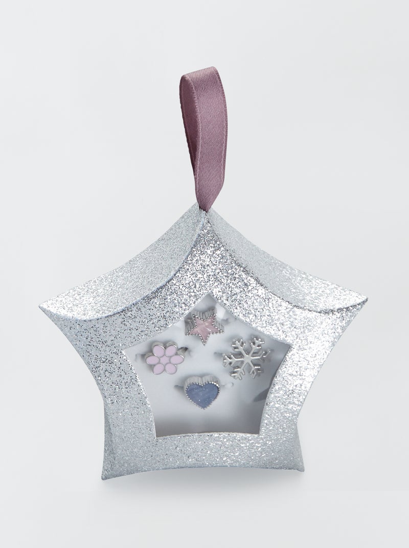 Set van 4 ringen meerkleurig - Kiabi