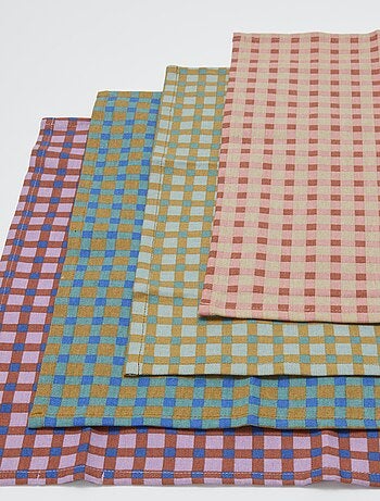 Set van 4 servetten 40 x 40 cm - Kiabi Home