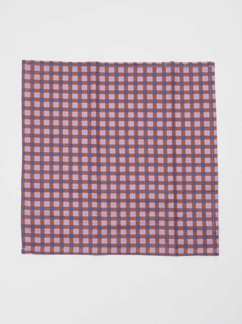 Set van 4 servetten 40 x 40 cm - Kiabi Home - Kiabi Set van 4 servetten 40 x 40 cm - Kiabi Home - Kiabi