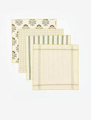 Set van 4 servetten 40 x 40 cm