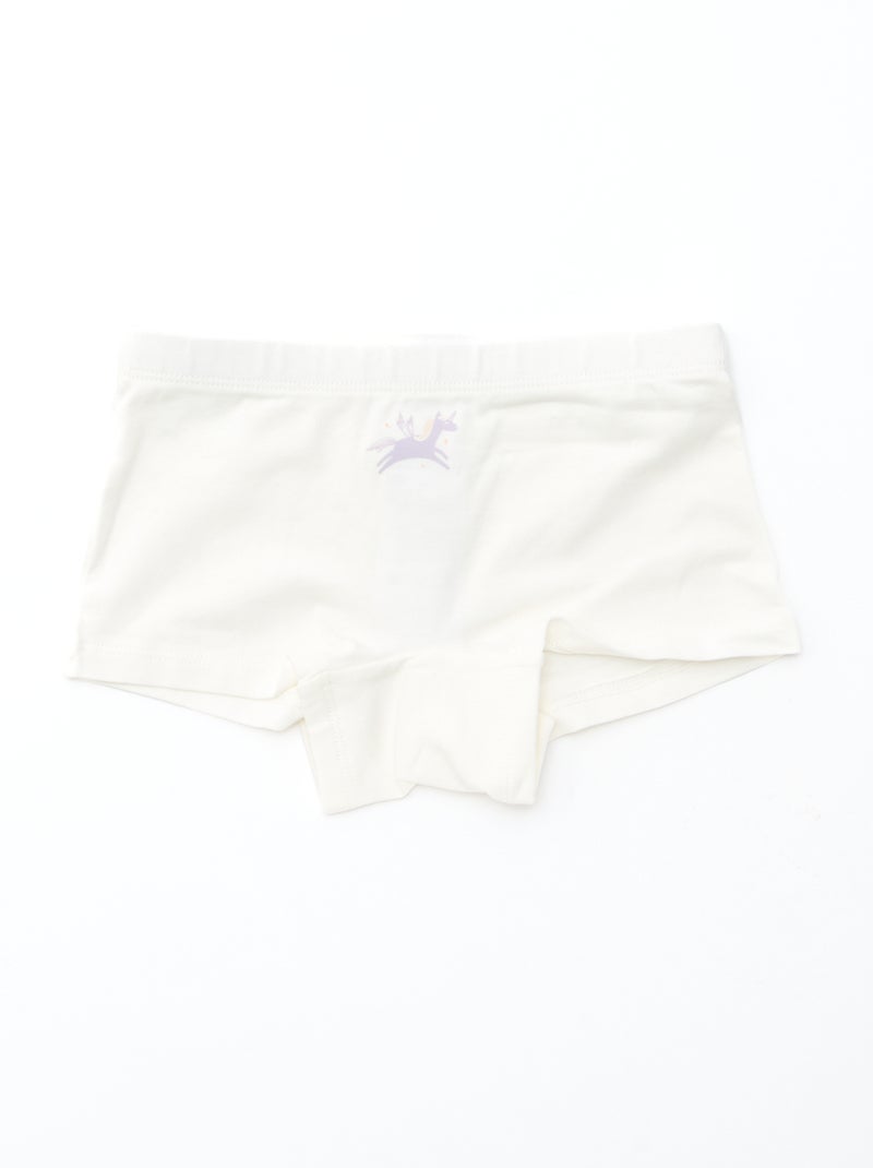 Set van 4 shortjes met print Paars - Kiabi