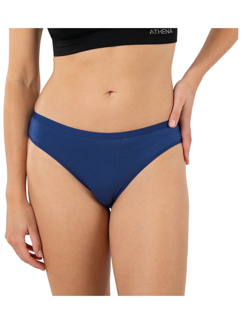 Set van 4 slipjes dames ecopack basic athena - Kiabi