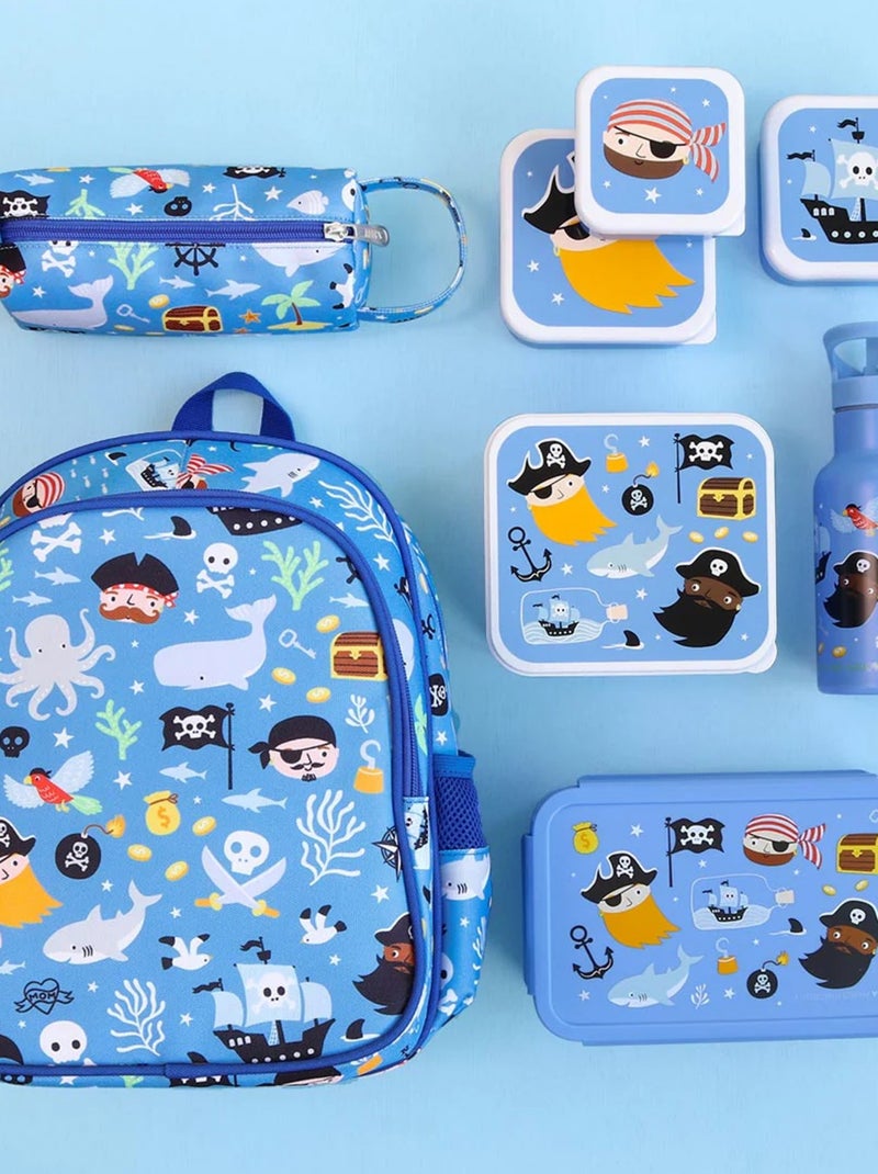 Set van 4 snackdoosjes Blauw - Kiabi
