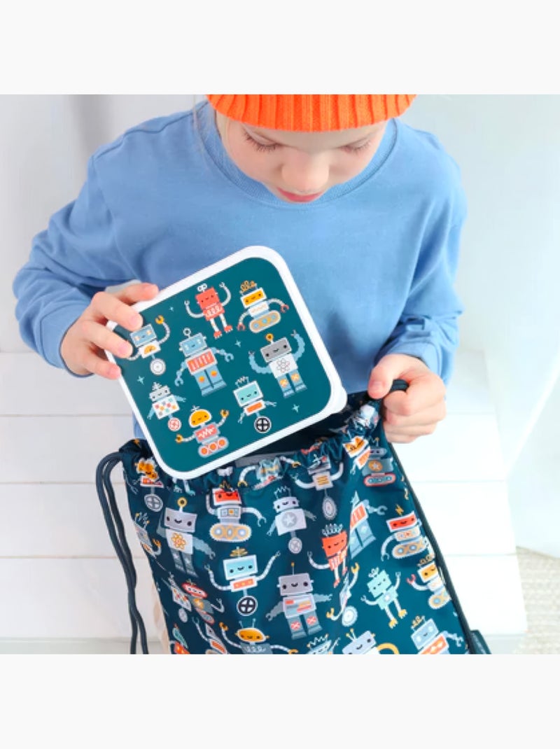 Set van 4 snackdoosjes Donkerblauw - Kiabi