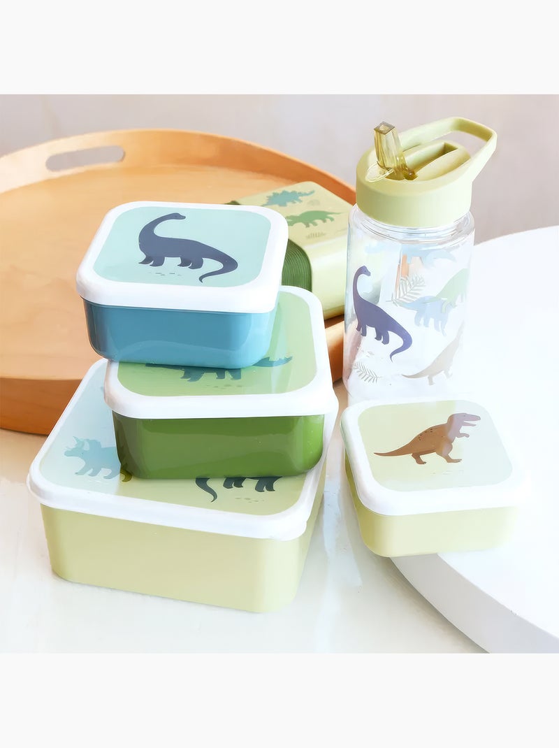 Set van 4 snackdoosjes Groen - Kiabi