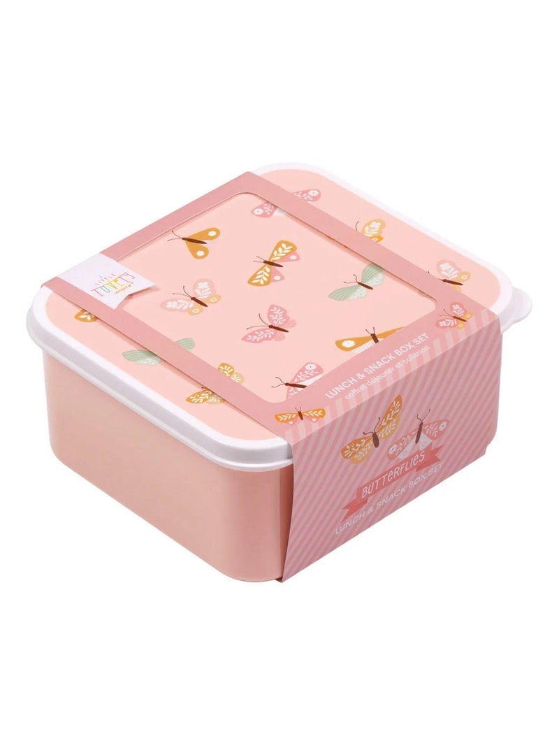 Set van 4 snackdoosjes Roze - Kiabi