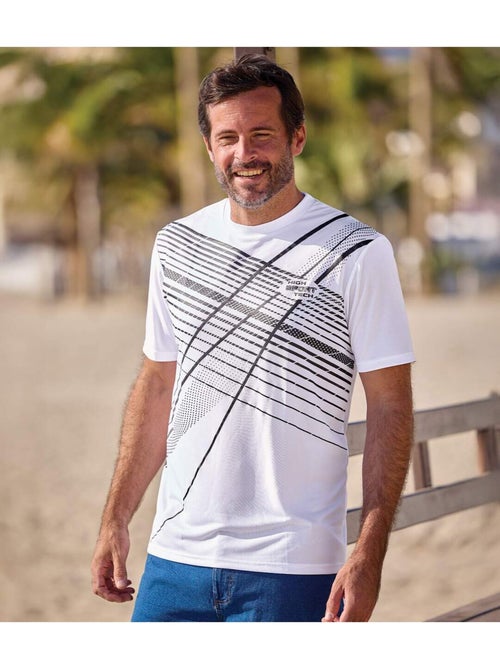 Set van 4  sport-T-shirts met print - ATLAS FOR MEN - Kiabi