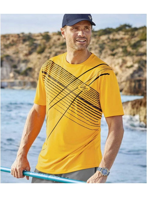 Set van 4  sport-T-shirts met print - ATLAS FOR MEN - Kiabi