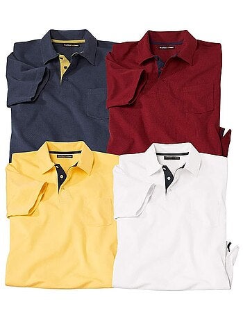 Set van 4 sportieve polo’s - ATLAS FOR MEN