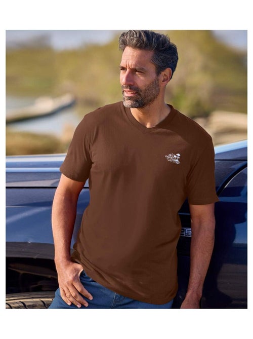 Set van 4 T-shirts met V-hals - ATLAS FOR MEN - Kiabi Set van 4 T-shirts met V-hals - ATLAS FOR MEN - Kiabi