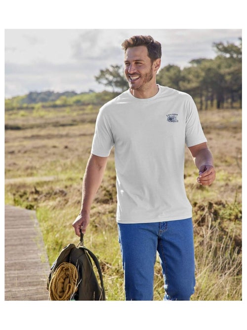 Set van 4 T-shirts Scotland Explorer  - ATLAS FOR MEN - Kiabi