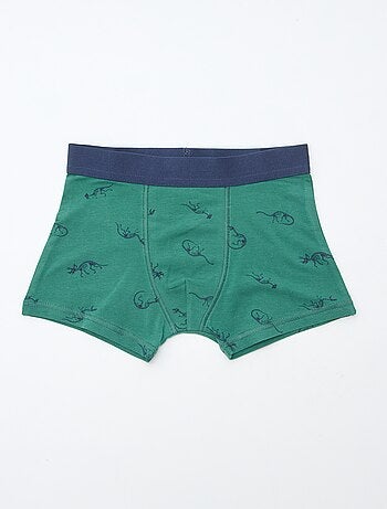 Setje met 5 effen en bedrukte boxershorts
