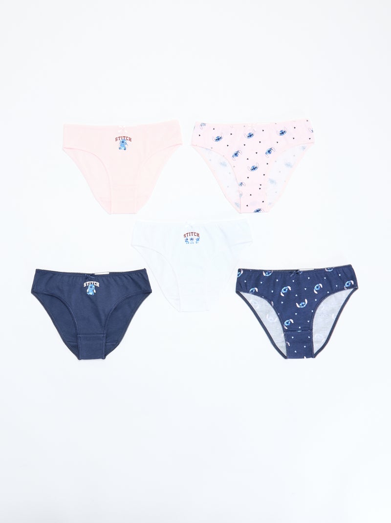 Set van 5 'Disney' slipjes Blauw - Kiabi