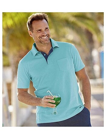 Set van 5 effen polo's Summer - ATLAS FOR MEN