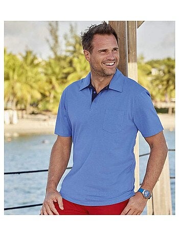 Set van 5 effen poloshirts - ATLAS FOR MEN