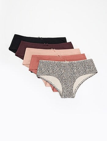 Set van 5 geprinte shorties