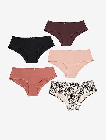 Set van 5 geprinte shorties
