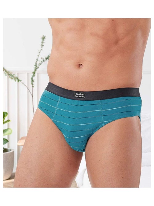 Set van 5 gestreepte onderbroeken   - ATLAS FOR MEN - Kiabi