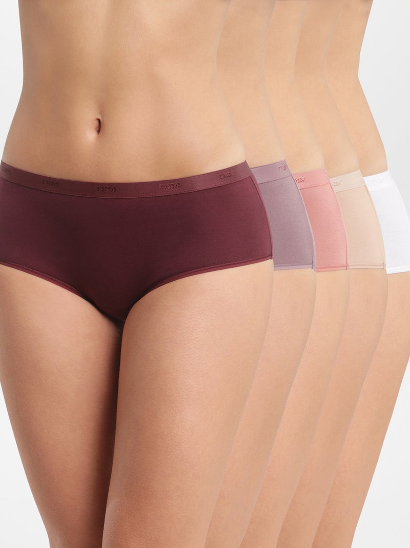 Set van 5 hipsters 'DIM' ROOD - Kiabi