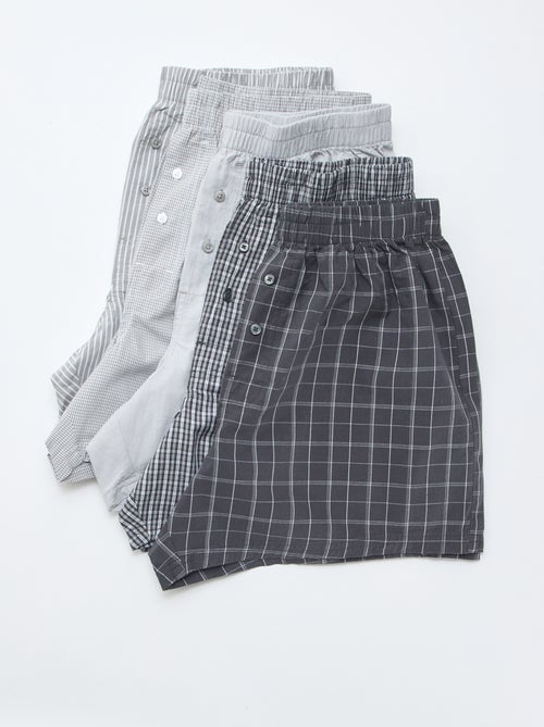Set van 5 katoenen boxershorts - Kiabi
