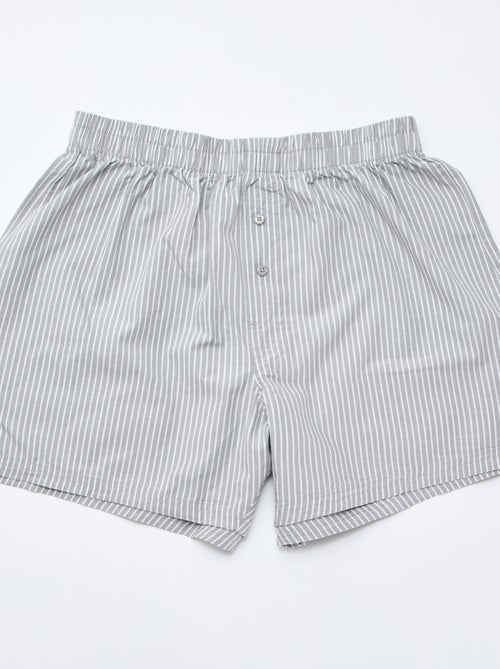 Set van 5 katoenen boxershorts - Kiabi