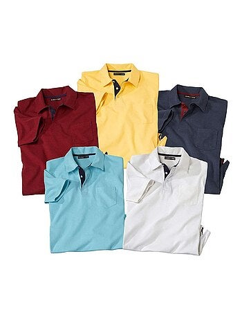 Set van 5 polo’s Pacific Island - ATLAS FOR MEN