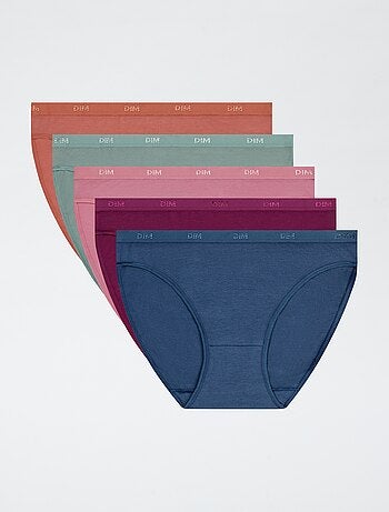 Set van 5 katoenen slips 'DIM'