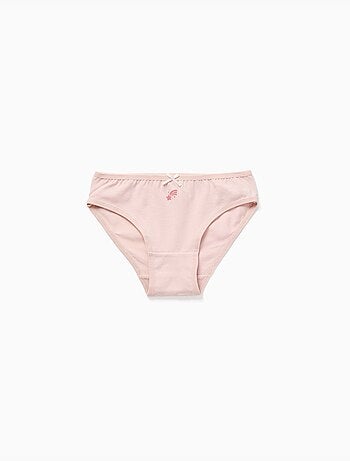 Set van 5 katoenen slips met eenhoorns