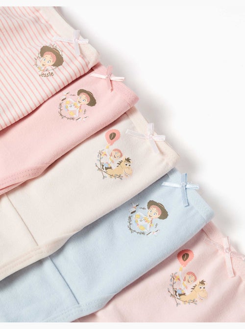 Set van 5 katoenen slips met jessie en bullseye prints - Kiabi