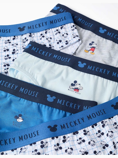 Set van 5 katoenen slips met mickey-prints - Kiabi