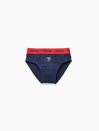 Set van 5 katoenen slips met spider-man prints