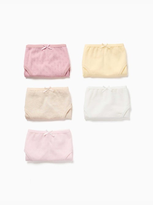 Set van 5 katoenen slips - Kiabi Set van 5 katoenen slips - Kiabi