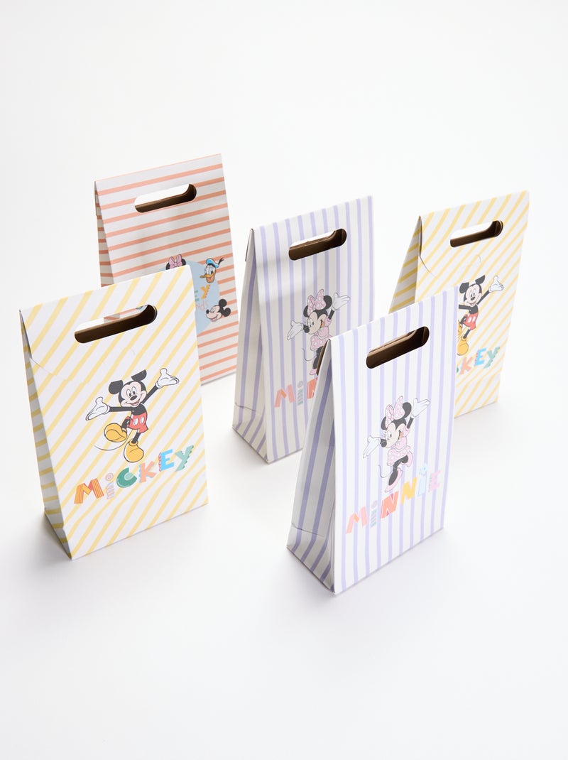 Set van 5 kleine cadeauzakjes Paars - Kiabi