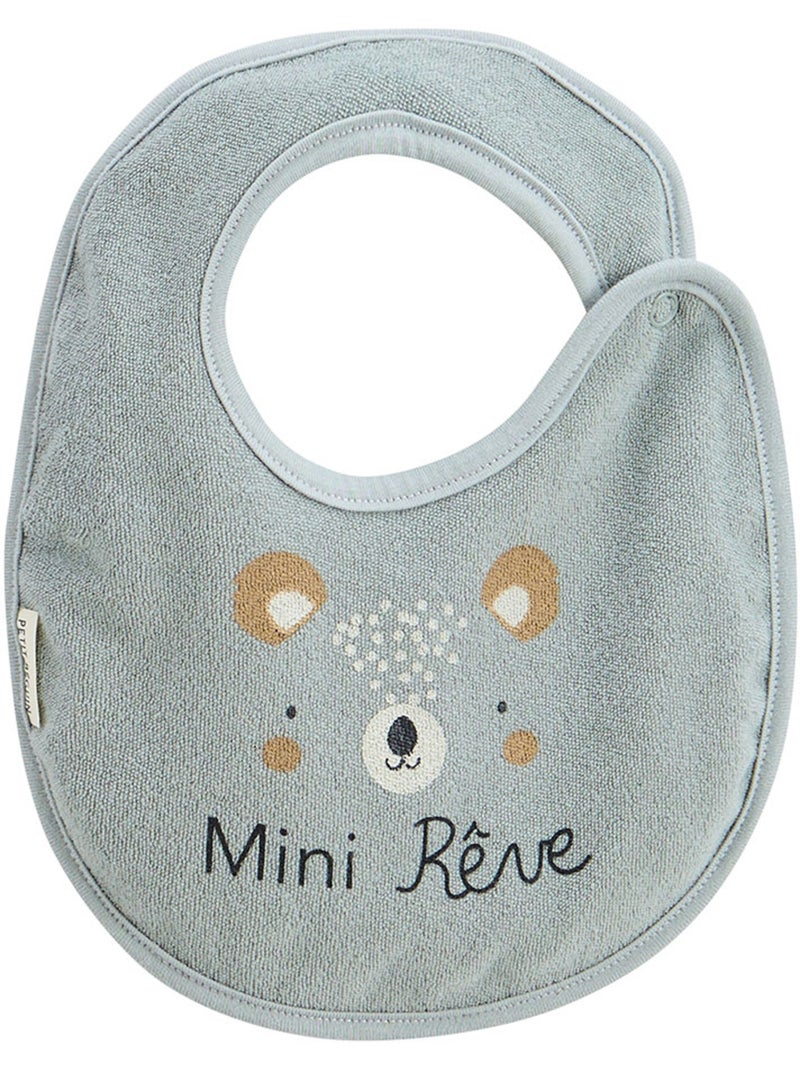 Set van 5 Mini Dream baby slabbetjes Groen - Kiabi