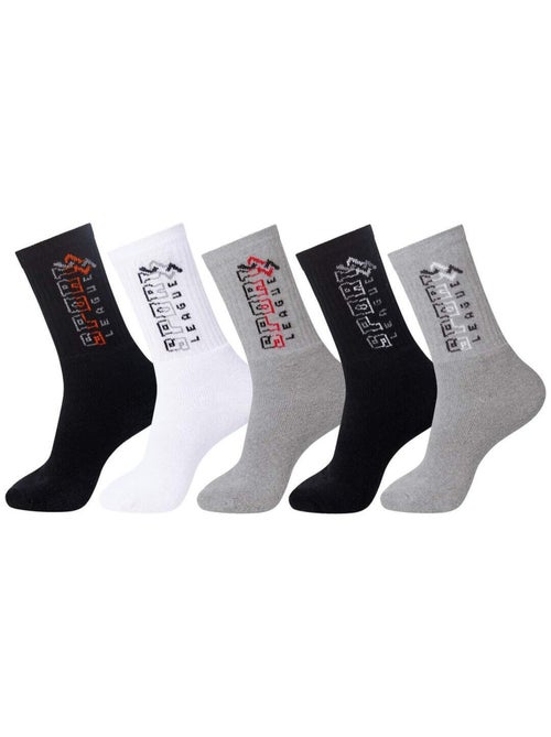 Set van 5 paar comfortabele sportsokken - atlas for men - Kiabi Set van 5 paar comfortabele sportsokken - atlas for men - Kiabi