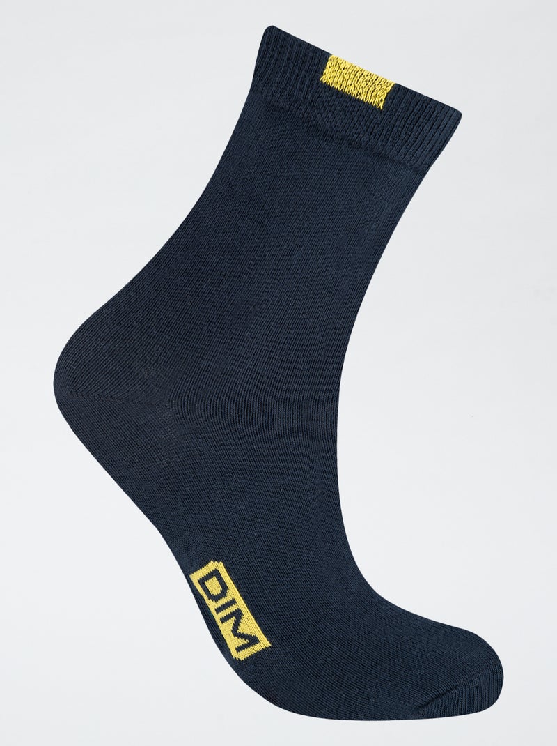 Set van 5 paar 'Dim' sokken Blauw - Kiabi
