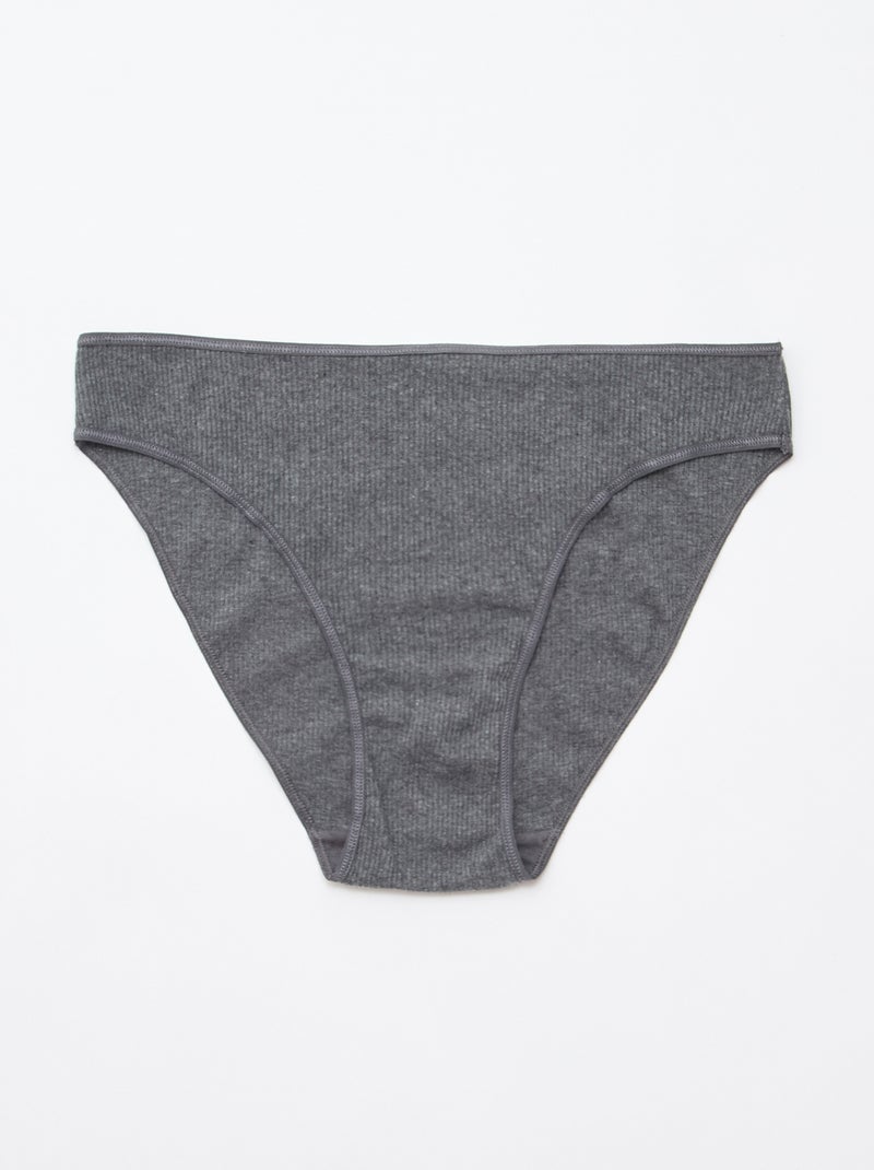 Set van 5 ribonderbroeken Grijs - Kiabi