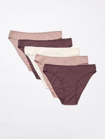 Set van 5 ribonderbroeken