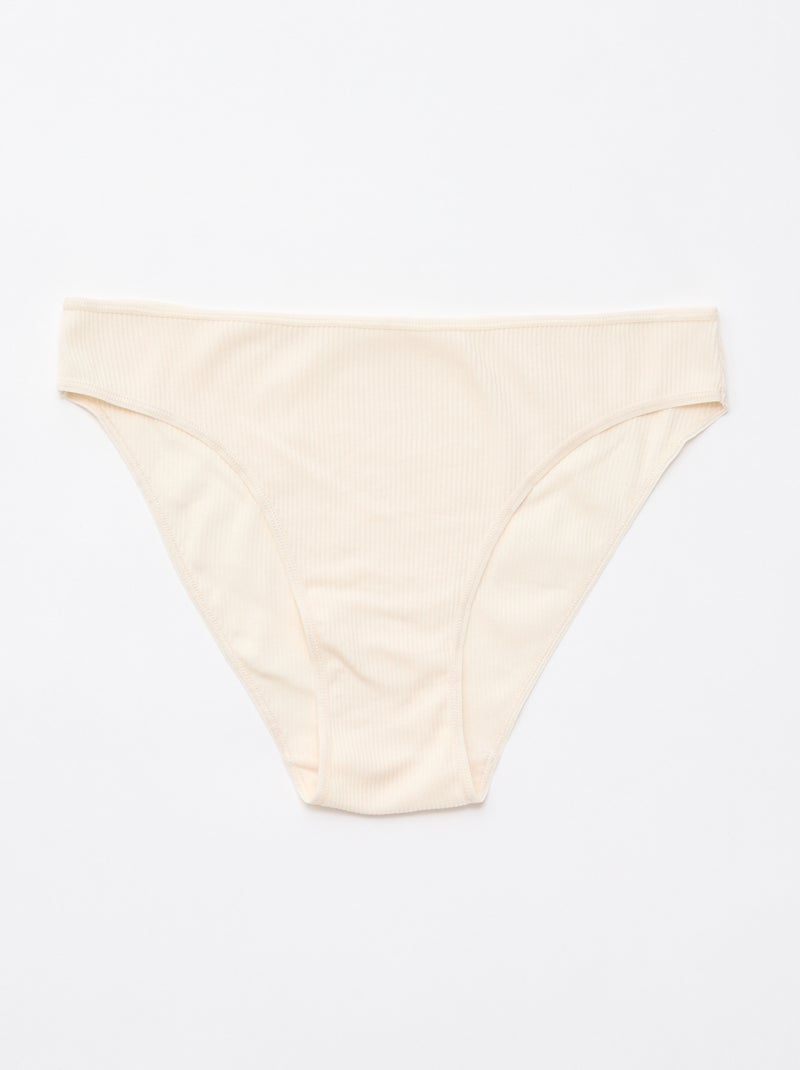 Set van 5 ribonderbroeken Paars - Kiabi