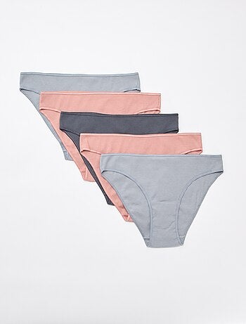 Set van 5 ribonderbroeken