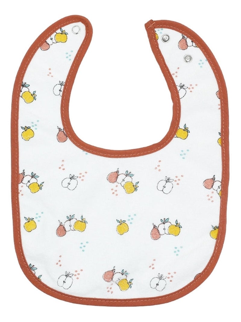 Set van 5 slabbetjes voor pasgeborenen Rood - Kiabi